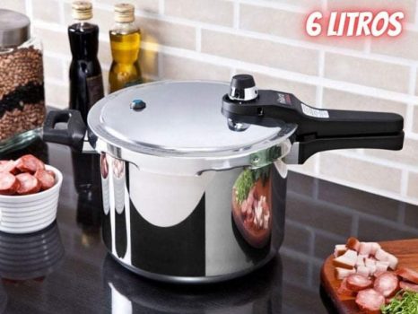 Panela de Pressão Nigro Eterna Polida 6 Litros