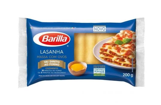 Massa com Ovos Lasanha Barilla 200g