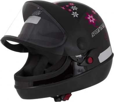 Pro Tork Capacete Sport Moto For Girls 58 Preto