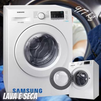 Lava e Seca Samsung WD4000M 11Kg Branca WD11M44733W com AirWash