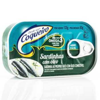 Sardinha Oleo 125g Coqueiro