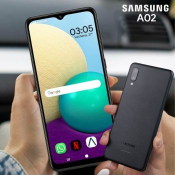 Smartphone Samsung Galaxy A02 32GB 2GB RAM 4G Wi-Fi Câmera Dupla + Selfie 5MP Tela 6.5''