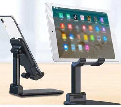 Suporte de Mesa para Celular Ajustável Articulado Tablet Smartphone