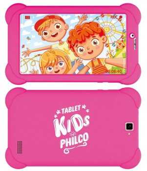 Tablet Infantil Philco PTB7RSG3G KIDS com Capa 7” – 3G Wi-Fi 16GB Android 9 Quad-Core Câm. 5MP