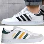 Tênis Adidas Breaknet Masculino - Branco+Amarelo