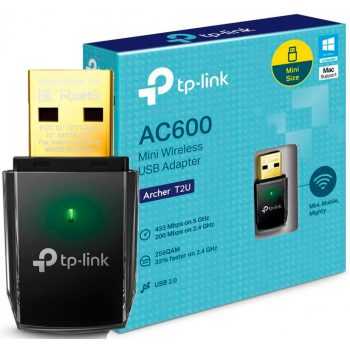 TP-LINK AC600 Archer T2U Adaptador USB Wireless Nano