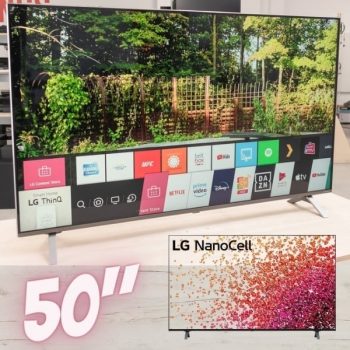 2021 Smart TV LG 50" 4K NanoCell 50NANO75 3x HDMI 2.0 Inteligência Artificial ThinQAI Smart Magic Google Alexa