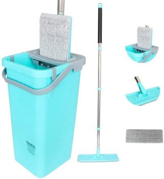 Balde Limpador Multiuso Wash & Dry Fast Mop Tssaper Sp-522b