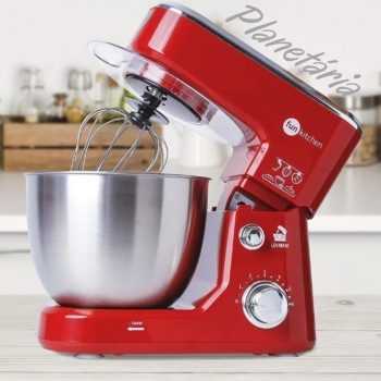 Batedeira Planetária 4L Stella Fun Kitchen Preta e Inox - Fun Kitchen (110V ou 220V)