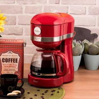 Cafeteira Elétrica Philco Retrô PCF38V - Vermelha e Prata 30 Xícaras