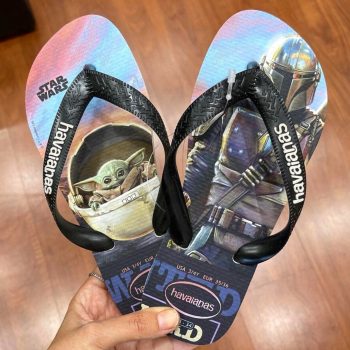 Chinelo Top Baby Yoda, Havaianas, Criança Unissex