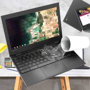 Chromebook Lenovo 100e Celeron 4gb 32gb Ssd Google Chrome Os 11.6" Antirreflexo 81ma000qbr Preto