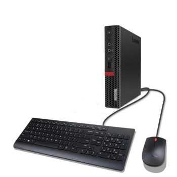 Computador Desktop Lenovo M70q I3-10100t 4gb 500gb Windows 10 Home 11du0022bp Preto