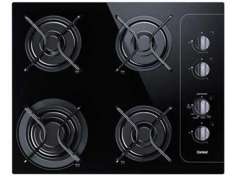 Cooktop 4 Bocas Consul a Gás GLP - Acendimento Automático Facilite CD060 AE