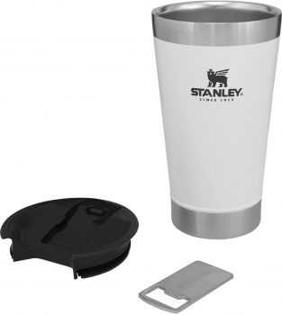 Copo Térmico Stanley 473Ml - Branco Com Tampa