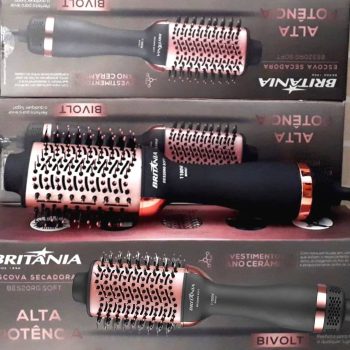 Escova Secadora Britânia Soft BES20RG Nano Cerâmica 1100W