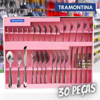 Faqueiro Aço Inox 30 peças Laguna Tramontina