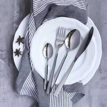 Faqueiro Dubai Silver 24 Peças - La Cuisine