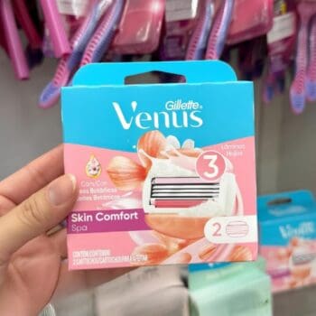 GILLETTE Venus Spa, Carga para Aparelho de Depilação Femenino, 2 Refis para Aparelho Venus com Barras Umectantes e Óleos Botânicos, Depilação Corporal