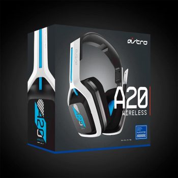 Headset sem fio Astro Gaming A20 Gen 2 para PlayStation 5 & 4, PC e Mac - Branco/Azul