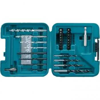 Jogo de Bits e Brocas Makita D-47204, 30 Peças