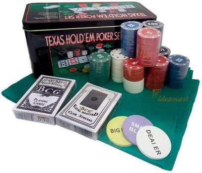 Kit Poker Texas Hold'em Poker Set