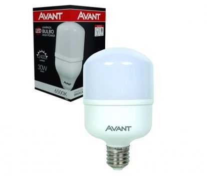 Lâmpada Led Bulbo 30w, Bivolt, Branco frio 6500k Alta Potência, Avant