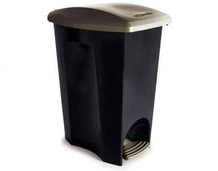 Lixeira 3 em 1 com Pedal Plasútil Ouro Velho 33 L
