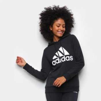 Moletom Adidas Logo C/ Capuz Feminino