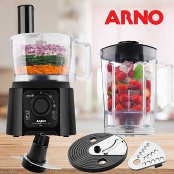 Multiprocessador de Alimentos Arno Preto - Multichef 4 em 1 600W