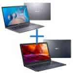 Notebook ASUS X515JA-EJ592T Cinza + Notebook ASUS VivoBook X543UA-DM3458T Cinza Escuro