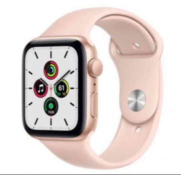Novo Apple Watch Series SE- GPS, 44 mm - Caixa de Alumínio Rose Gold com Pulseira Esportiva Rose Gold…