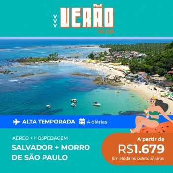 Pacote de Viagem Salvador + Morro do São Paulo - Verão 2021/2022