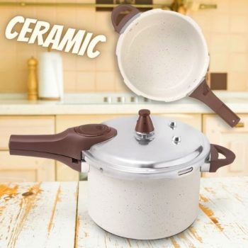 Panela de Pressão Brinox 4,2L Bege Vanilla - Ceramic Life Pressure