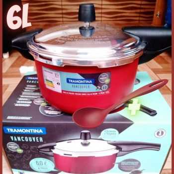 Panela De Pressão Vancouver 24cm 6L Tramontina + Concha