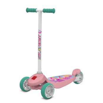 Patinete Skatenet Bandeirante Kid Flower - Rosa