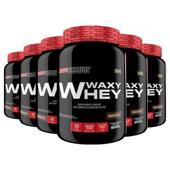 Combo 6x Waxy Whey Protein 900g Chocolate - Bodybuilders