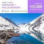 Pacote Santiago + Vale Nevado - Alta Temporada 2022