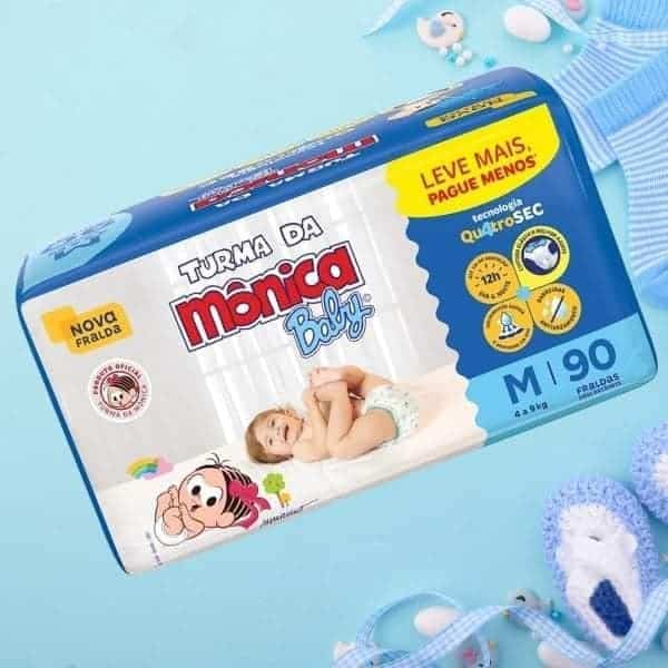 Fralda Turma Da Mônica Baby Giga – Clube Baby Promoções para