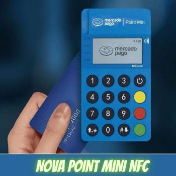 Point Mini NFC - Mercado Pago - Aceita pagamento por aproximação BT