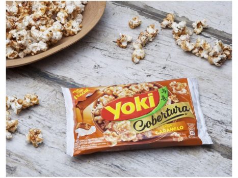 Popcorn Micro Cobertura Caramelo Yoki 160g
