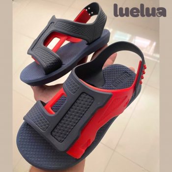 Sandália Infantil Luelua Papete Bicolor Masculina