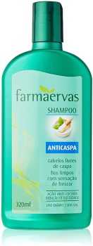 Shampoo Anti Caspa Farmaervas Branco Leitoso 320Ml