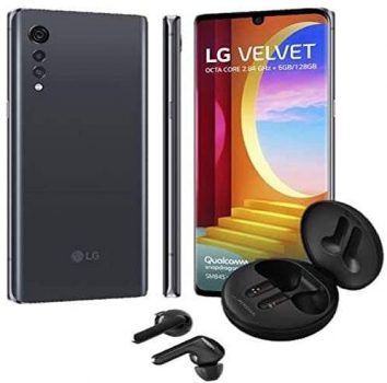 Smartphone LG Velvet 6GB/128GB - Aurora Gray + Fone de Ouvido Tone Free