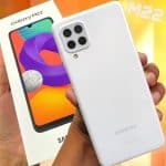 Smartphone Samsung Galaxy M22 128GB 4G Wi-Fi Tela 6,4'' Dual Chip 4GB RAM Câmera Quádrupla + Selfie 13MP