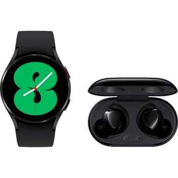 Smartwatch Galaxy Watch 4 Bt 40mm - Preto + Galaxy Buds+ - Preto