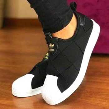 Tênis adidas Originals Superstar Slip On W Preto