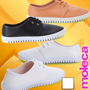 Tênis Moleca Mini Perfuros Feminino