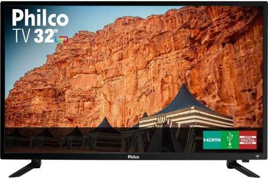 TV LED 32" Philco PTV32C30D HD com Conversor Digital 2 HDMI 1 USB 60Hz - Preta