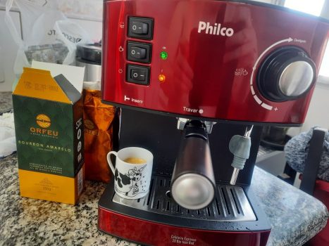 Cafeteira Philco Expresso 20 Bar Inox Red